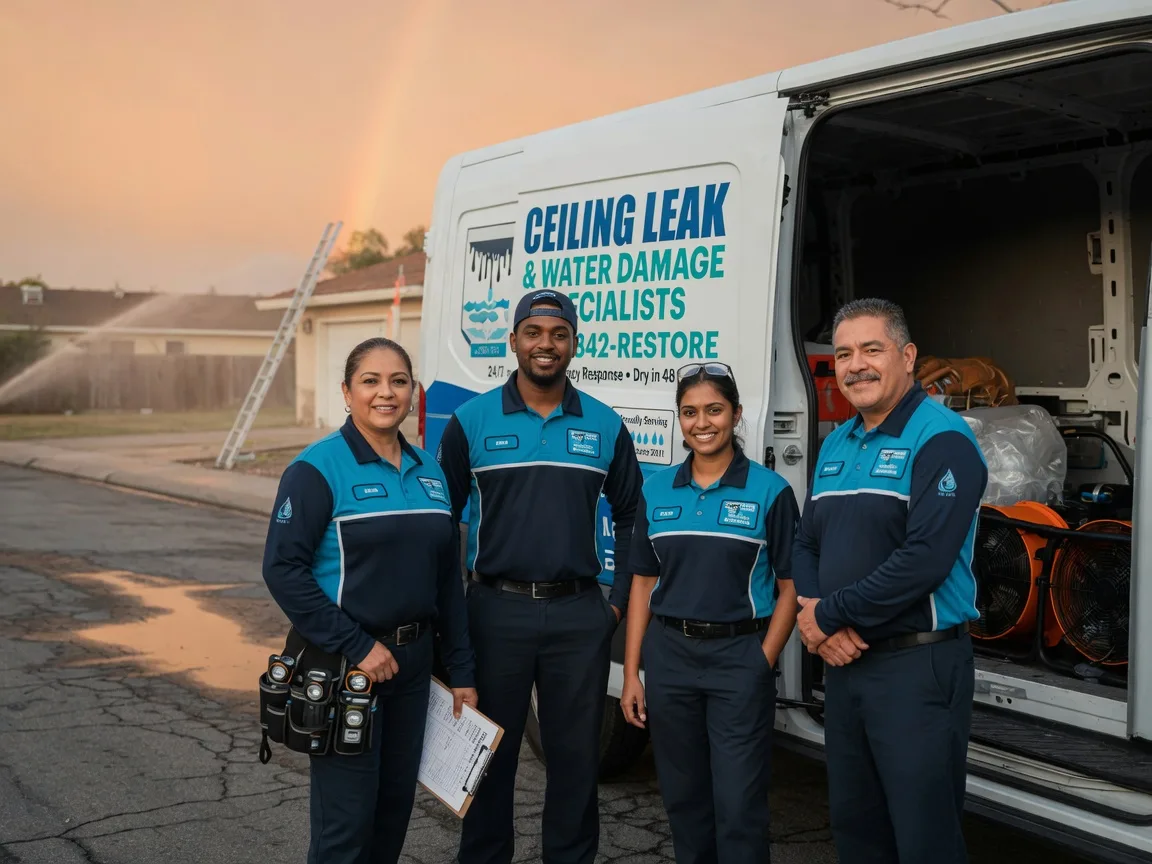 Ceiling Leak Cleanup company in Santa Cruz, NM